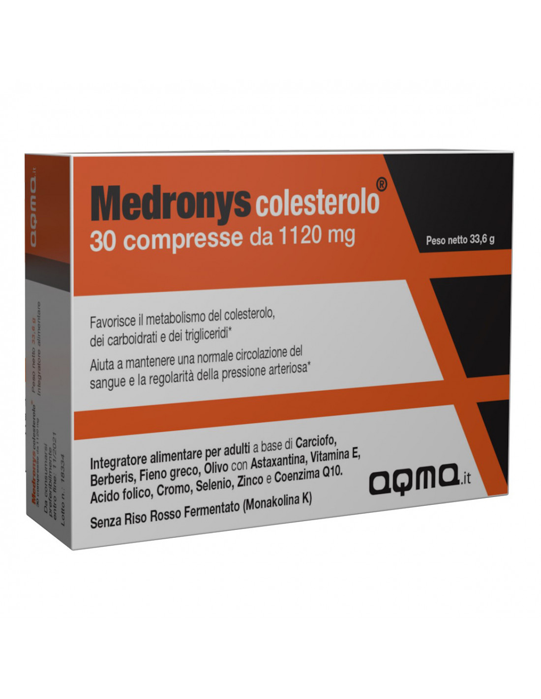 Medronys Colesterolo Integratore 30 Compresse